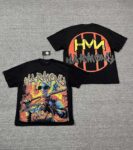 编号106 #P63 HARMONY New Age T-shirt 2026ss欧美最新潮牌白墨直喷烫钻洗水短袖T恤 码数：S  M  L  XL