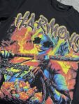 编号106 #P63 HARMONY New Age T-shirt 2026ss欧美最新潮牌白墨直喷烫钻洗水短袖T恤 码数：S  M  L  XL