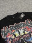编号107 #P63 HARMONY New Age T-shirt 2026ss欧美最新潮牌白墨直喷烫钻洗水短袖T恤 码数：S  M  L  XL