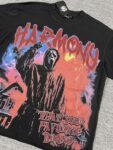 编号108 #P63 HARMONY New Age T-shirt 2026ss欧美最新潮牌白墨直喷烫钻洗水短袖T恤 码数：S  M  L  XL