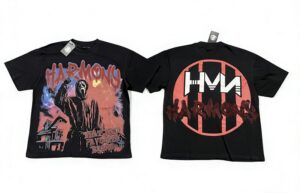 yupoo_42578_4abefdf1.jpg 编号108 #P63 HARMONY New Age T-shirt 2026ss欧美最新潮牌白墨直喷烫钻洗水短袖T恤 码数:S M L XL