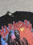 编号108 #P63 HARMONY New Age T-shirt 2026ss欧美最新潮牌白墨直喷烫钻洗水短袖T恤 码数：S  M  L  XL