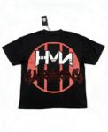 编号108 #P63 HARMONY New Age T-shirt 2026ss欧美最新潮牌白墨直喷烫钻洗水短袖T恤 码数：S  M  L  XL