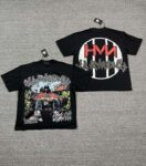编号109 #P63 HARMONY New Age T-shirt 2026ss欧美最新潮牌白墨直喷烫钻洗水短袖T恤 码数：S  M  L  XL