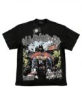 编号109 #P63 HARMONY New Age T-shirt 2026ss欧美最新潮牌白墨直喷烫钻洗水短袖T恤 码数：S  M  L  XL
