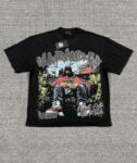 编号109 #P63 HARMONY New Age T-shirt 2026ss欧美最新潮牌白墨直喷烫钻洗水短袖T恤 码数：S  M  L  XL