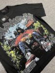 编号109 #P63 HARMONY New Age T-shirt 2026ss欧美最新潮牌白墨直喷烫钻洗水短袖T恤 码数：S  M  L  XL