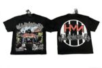 编号109 #P63 HARMONY New Age T-shirt 2026ss欧美最新潮牌白墨直喷烫钻洗水短袖T恤 码数：S  M  L  XL