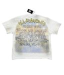 编号112 #P72 HARMONY New Age T-shirt 2026ss欧美最新潮牌白墨直喷烫钻洗水做旧短袖T恤 码数：S  M  L  XL
