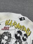 编号116 #P63 HARMONY New Age T-shirt 2026ss欧美最新潮牌印花烫钻洗水做旧短袖T恤 码数：S  M  L  XL
