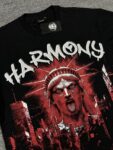 编号117 #P58 HARMONY New Age T-shirt 2026ss欧美最新潮牌印花烫钻洗水短袖T恤 码数：S  M  L  XL