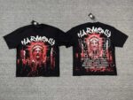 编号117 #P58 HARMONY New Age T-shirt 2026ss欧美最新潮牌印花烫钻洗水短袖T恤 码数：S  M  L  XL