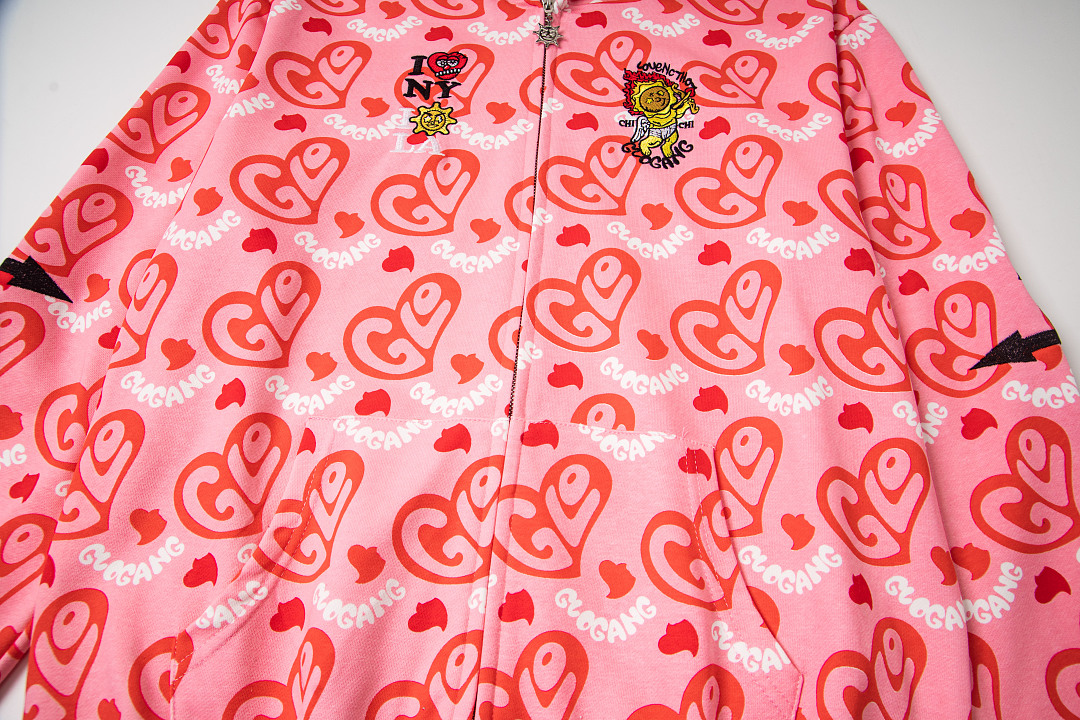 GL05 M-XXL 粉色 灰色