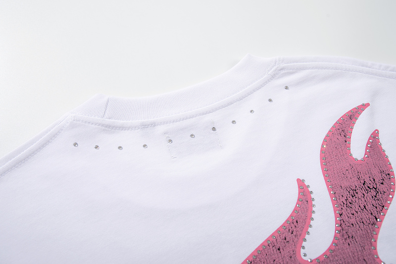 S3710#P63 SUPPLY TEE美式街头风潮流烫钻T恤