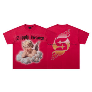 S3705#P62 SUPPLY TEE美式街头风潮流烫钻T恤