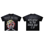R4825#P65 Rare Peace, Rare Calm西海岸复古做旧烫钻新款!