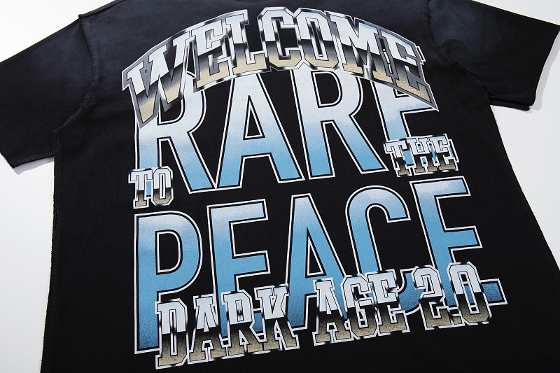 R4820#P65 Rare Peace, Rare Calm西海岸复古做旧烫钻新款!