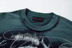 R4803#P65 Rare Peace, Rare Calm西海岸复古做旧烫钻新款!