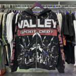 编号VA561，Vale Forever Valley Black Red Mastermind国际象棋印花洗水连帽衫开衫卫衣