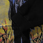 编号VA205,美潮Vale Valley Forever Scarecrow Pullover Hoodie稻草人印花泥印洗水做旧毛圈连帽衫卫衣男女