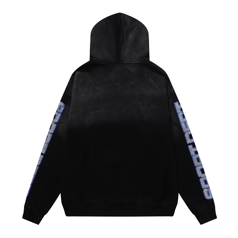 编号VA201，美潮Vale Valley Forever Watchdog Pullover Hoodie高品质泥印洗水做旧毛圈连帽衫卫衣男女