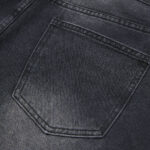 V808# P137 新增蓝色！Vale Forever 1980S JORTS最新潮牌牛仔刺绣烫钻短裤