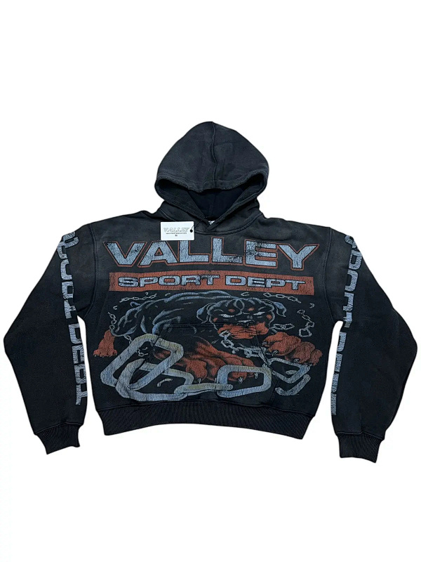 编号VA203，P105美潮Vale Valley Forever Big Dog Pullover Hoodie
