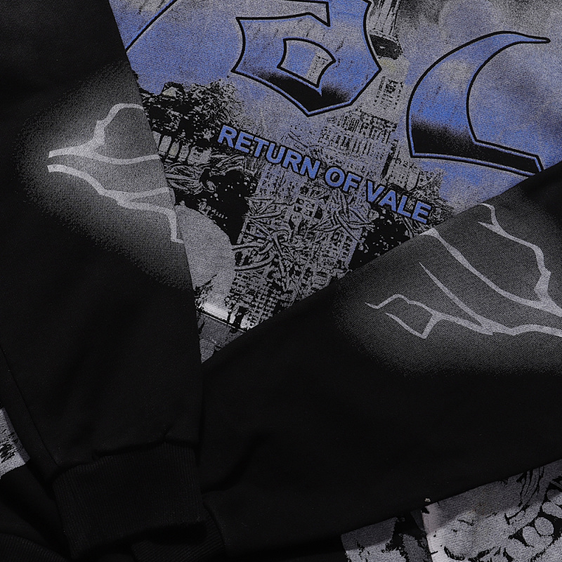 编号VA202，P105美潮Vale Valley Forever The Dogs Pullover Hoodie