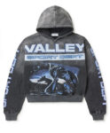 编号VA201，P105美潮Vale Valley Forever Watchdog Pullover Hoodie高品质泥印洗水做旧毛圈连帽衫卫衣男女