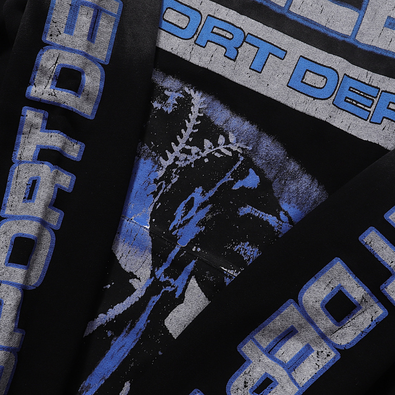 编号VA201，P105美潮Vale Valley Forever Watchdog Pullover Hoodie高品质泥印洗水做旧毛圈连帽衫卫衣男女