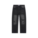 V802# P138 Vale Forever RAIN CLASSIC DENIM最新时尚潮牌满身烫钻破洞牛仔