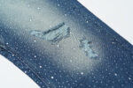 V802# P138 Vale Forever RAIN CLASSIC DENIM最新时尚潮牌满身烫钻破洞牛仔