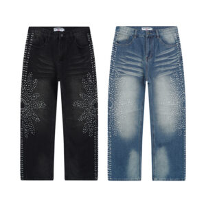 V803# P138 Vale Forever SIRENS DENIM时尚高品质烫钻牛仔