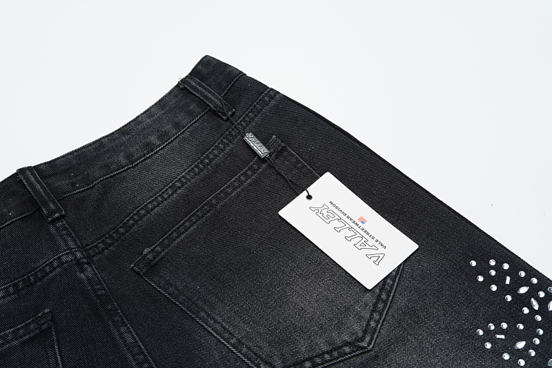 V803# P138 Vale Forever SIRENS DENIM时尚高品质烫钻牛仔