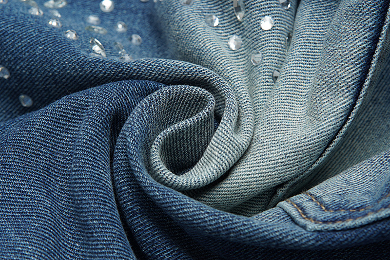 V803# P138 Vale Forever SIRENS DENIM时尚高品质烫钻牛仔