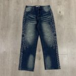 V803# P138 Vale Forever SIRENS DENIM时尚高品质烫钻牛仔