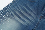 V803# P138 Vale Forever SIRENS DENIM时尚高品质烫钻牛仔