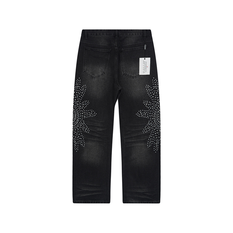 V803# P138 Vale Forever SIRENS DENIM时尚高品质烫钻牛仔