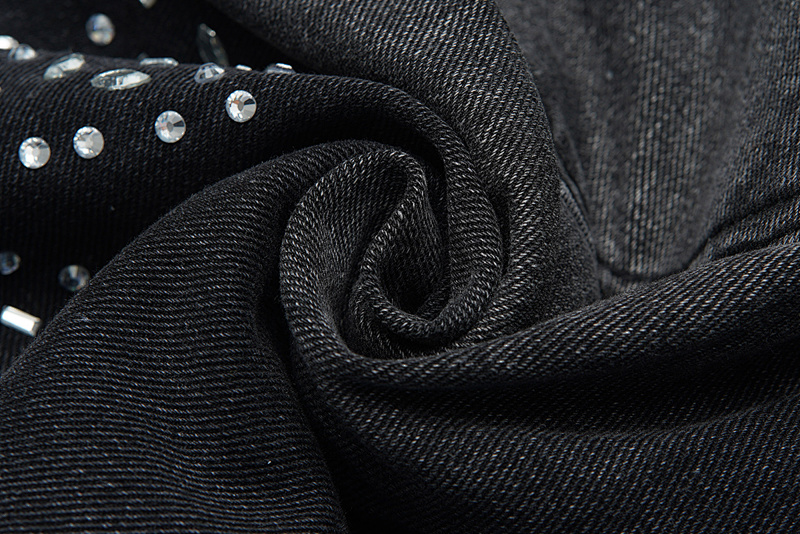 V803# P138 Vale Forever SIRENS DENIM时尚高品质烫钻牛仔