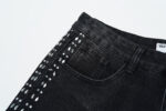 V803# P138 Vale Forever SIRENS DENIM时尚高品质烫钻牛仔