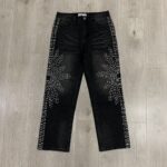 V803# P138 Vale Forever SIRENS DENIM时尚高品质烫钻牛仔