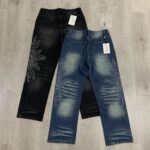 V803# P138 Vale Forever SIRENS DENIM时尚高品质烫钻牛仔