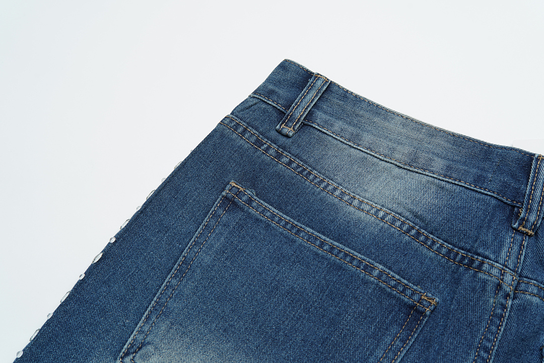 V803# P138 Vale Forever SIRENS DENIM时尚高品质烫钻牛仔