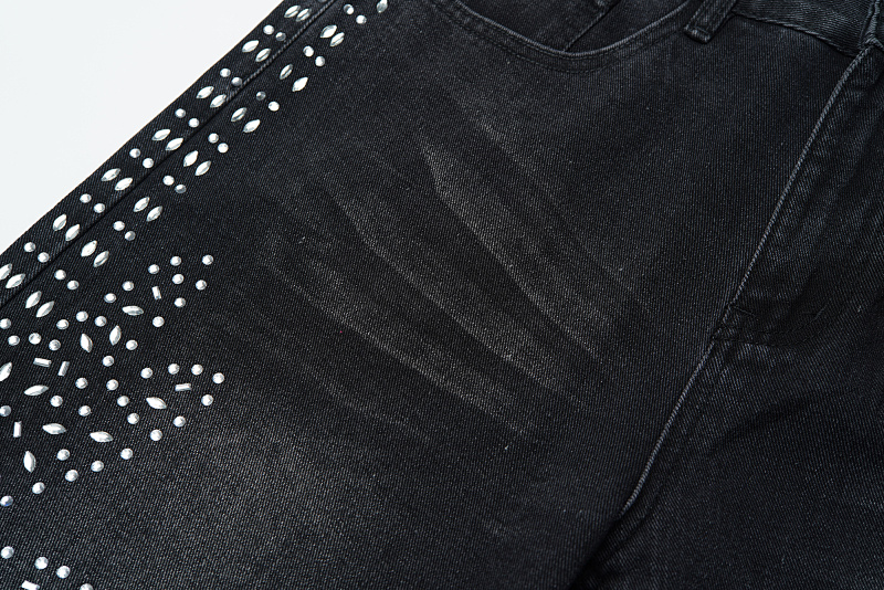 V803# P138 Vale Forever SIRENS DENIM时尚高品质烫钻牛仔