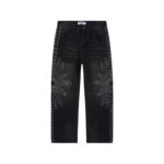 V803# P138 Vale Forever SIRENS DENIM时尚高品质烫钻牛仔