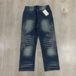 V803# P138 Vale Forever SIRENS DENIM时尚高品质烫钻牛仔