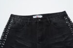 V803# P138 Vale Forever SIRENS DENIM时尚高品质烫钻牛仔