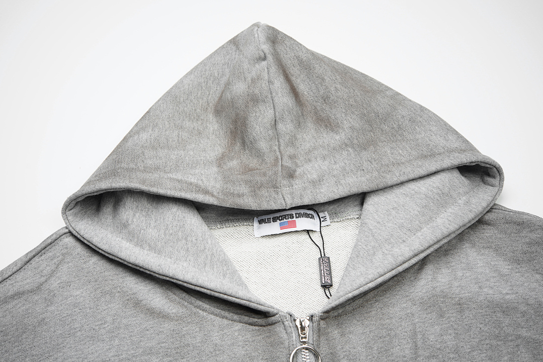 V123# P140 Vale Forever VALLEY ZIP UP HOODIE绣花时尚开衫卫衣