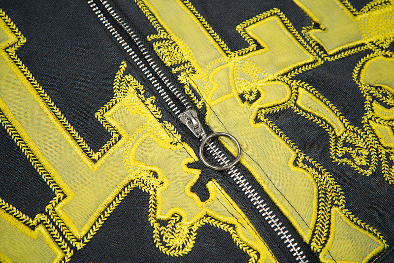 V123# P140 Vale Forever VALLEY ZIP UP HOODIE绣花时尚开衫卫衣