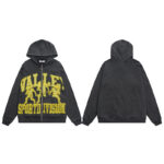 V123# P140 Vale Forever VALLEY ZIP UP HOODIE绣花时尚开衫卫衣